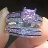 ダイヤモンドリングの結婚指輪女性のための婚約指輪が女性クリスタル新しいジュエリーの女性リングファッションジュエリーギフト080502
