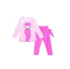 Baby Girl Cotton Pajamas Sets 2-10T Kids Cartoon Syrenca Designer Strona główna noszenie uroczych dzieci+ spodnie = 2pcs/set