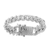 Herren Hip Hop Ketten Goldarmbänder Simulierte Diamantarmbänder Schmuck Mode Iced Out Gliederkette Armband1874262