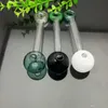 Fumatore di schiuma di vetro con corda colorata Tubi Fumatori Bong in vetro Gorgogliatori in vetro per tubi da fumo Colori misti