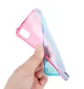 Antichoc Transparent Gradient colorCell Phone Cases Pour iPhone 6 6S 7 8 Plus X XR XS MAX TPU Airbag Housse anti-chute