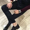 2018 Новый мужской модный бутик плед формальный деловой костюм брюки мужские свадебные платья костюм брюки бренд случайные брюки мужские