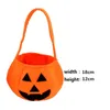 Горячая Хэллоуин тыква сумка портативный реквизит трехмерный нетканый мешок конфеты сумка WCW695