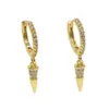 Moda-Cute Girl Jewelry Drop Charm Earring Geometryczne Spike Charms Złoty Kolor Wysokiej Jakości Tanie Trendy Biżuteria