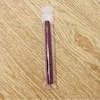 1000 stücke Einfache Transparente Matt PVC Kunststoff Tasche Bleistift Fall Stift Box Für Einzelne Augenbraue Stift Make-Up-Tool