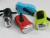Mini Solar Power 3LED Flashlight Hand Crank Dynamo Camping lights Holiday Lights Christmas Xmas gift