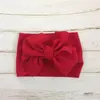 Dopasuj wszystkie dziecko Duży łuk Dziewczyny Kukurydzane Pałąk 7 cali Duży Bowknot Headwrap Kids Bow do Włosów Bawełna Szerokie Głowy Turban Infant Noworodek Opaski