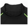 Men's T-Shirts Fitness Compression Shirt Men High Collar Solid Sport T-shirt Quick Dry Running Long Sleeve Top Gym T200518