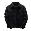 Hommes Vestes Printemps Automne Plus La Taille Veste Hommes À Manches Longues Poche Avant Streetwear Coupe-Vent Manteau 4XL-M