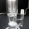 12 -calowa wysokość szklana Bongs Hookahs Triple Honey Pomb Olejki Ptaki Perc Perc Dab Rig Big Rurka Rurki wodne z miską 18 mm