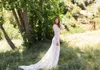 Modest Full Lace Country Wedding Dresses Sheath Jewel Neckline Illusion Long Sleeves Mermaid Open Back Bohemian Garden Bridal Gown Plus Size