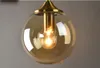 Modern E14 Glass Wall Lamp Gold Led Wall Light Fixtures for Home Decor Bedroom Bathroom Mirror Lights Nordic Indoor Luminaire