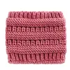 Mode femmes chapeaux de queue de cheval femme hiver chaud chapeau de laine kintting cache-oreilles bandeau tricoté bonnets au crochet casquettes de crâne casquette de couverture extérieure