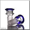 Hookahs Glass Male 14mm Double Layers Colorful 18mm bong accessory cone smoking pipes latest release Smok water pipe bowl