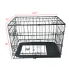 2021 20 "Pet Cat Rabbit Folding Steel Crate Animal PlayPen Wire Metal Bird Cages