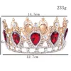 2019 Popular Tiearas Crowns Wedding Bridal With Sparkly Rhinestone Crystal New Design Barrettes Water Drop Fairy Crowns shipp2250636