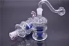 Mini Bong épais Dab Rig Bubbler DAB Oil Rig Heady Glass Dab Rigs avec 10mm Beaker Pipe à eau Petit Bong Recycler Pyrex Water Bongs