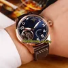 High Quality Pilot039s Little Prince Series 590302 Power Reserve Blue Dial Automatic Mechanical Mens Watch Steel Case Leather S3783130