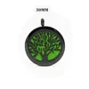 316L stainless steel hollow life tree aromatherapy necklace personality essential oil pendant