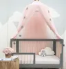 Dôme bébé Moustiquaire enfants massif Lit rideau suspendu Tente Lit enfants Chambre Décor ronde Hung Dôme moustiquaire Bed GGA2152