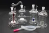 Bécher en verre Bong Heady Bongs mini Dab Rig conduite d'eau plates-formes pétrolières épaisses cire fumant des tuyaux de barboteur de narguilé avec un tuyau de bol en verre de 10 mm