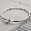 Pandora 925スターリングシルバーの気質野生の女性ブレスレットのファッションアイテムの卸売 - バックルスネーク骨ブレスレット