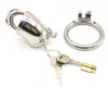 Chastity Device For Men Metal Cage Stainless Steel Cock Cages Male Belt Penis Ring Toys Bondage Lock Adult Products FRRK-2