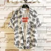 Mens T Shirts Fashion Hawaii Printing Shirt Short Sleeve Loose Casaul Beach Shirt Short Sleeve T-shirt Plus Size253g