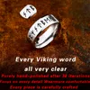 Bague en acier inoxydable 316L Style de mode HOMMES et femmes Rétro Odin Bijoux Viking Femme Amulette Vintage Norse Rune mots Rings1030729