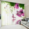 3d tryckt gardin för vardagsrum och sovrum cortinas para sala de estar rosor djur såld efter panel storlek bild anpassad