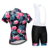 Factory direct sales Summer 2019 Men's Cycling Jersey Short Set Mtb Shirt Bicycle Clothing Breathable Bike Wear Clothes Maillot Culotte Suit