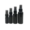 10 20 30 50ML Black Refillable Fine Mist Spray Bottle Perfume Sprayer Bottle Cosmetic Atomizers PET Spray Bottles Pump