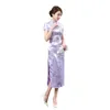 Vêtements ethniques nouveauté rouge chinois dames traditionnel robe de bal robe longue Style mariage mariée Cheongsam Qipao femmes Costume284Q