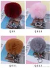 15 Colors 8CM Fluffy Faux Fur Ball Keychains Women Girls Car school Bag Key Ring Cute Pompom Key Chain Jewelry accessories