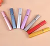 12ML Aluminum spray bottles perfume atomizer Cosmetic Containers atomizer Travel Refillable Mini Atomiser 6 Colors 1000PCS SN2551