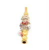 Bling Bling Handmade Metal Hookah Mouthpiece Mouth Tip Colorful Diamond Arab Shisha Narguile Filter For Smoking Pipe Tools Accesso1071015