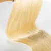 VMAE natürliche braune blonde glatte Haarverlängerung 50 g 100 g 613 doppelt gezeichnet ein Spender Remy Virgin unverarbeiteter Mikro-Nano-Ring