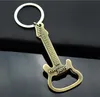 Innovative Retro Guitar Opener Metal Keychain Creative Music Bar Keychain Gastropub Practical Gifts Pendant Party gift