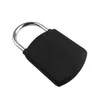 USB 스마트 지문 잠금 방지 도난 자물쇠 열쇠가없는 도어화물 케이스 잠금 - 블랙