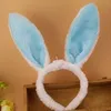 Oreilles de lapin clignotantes, ornements de pâques, lumière Led, oreilles de lapin scintillantes, décoration de coiffure, fournitures festives de fête 5021445