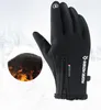 Fashion- Rękawiczki dla mężczyzn i kobiet Rękawice na zewnątrz Wiatroszczelna jazda na rowerze Full Finger Zipper Sport z Velvet Mountaineeri