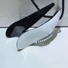 Clip de tiburón acrílico blanco y negro de moda de 12x3 cm, horquilla con clips en forma de garra para mujer, tocado favorito, accesorios de joyería, regalos vip