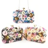 Minaudiere Flower Beaded Jewelry Clutch Torby Fancy Ladie