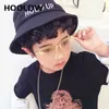 Hooldw Fashion Square Kids Sunglasses Дизайн бренда дети негабаритные солнце