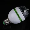 Einzelhandel 3W E27 RGB beleuchtung Voll Farbe LED Kristall Bühne Licht Auto Rotierenden Bühne Effekt DJ lampe mini Bühne Glühbirne