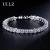 Zircon Rome Bride Wedding Bracelet & Bangles Hip hop Jewelry Cut 5.0 mm CZ Tennis Bracelet For Women/Men Party