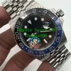 바젤 2019의 새로운 GMT 시계 최고 품질 시계 2836 운동 BlackBlue 세라믹 베젤 316L 스테인레스 스틸 남성 126710 시계