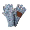 15 kleuren winter touchscreen handschoenen vrouwen mannen warme stretch gebreide wanten imitatie wol volledige vinger guantes vrouwelijke yd0436