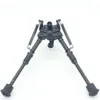 Gambe nuovo disegno 6 '' a 9 '' di pollice Tactical Bipod molla con il tasto rapido rientro adattatore Picatinny