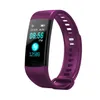 Y5 montre intelligente sang oxygène moniteur de fréquence cardiaque Fitness Tracker sport montre-bracelet intelligente étanche Bracelet intelligent pour iPhone Android montre